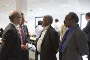 Madan Mohan Raj, Professor Raghunath, Paul Lauriac & Dr. Christophe Bénaroya