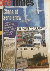 Chaos at airshow!
